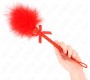 Kink Impact & Touch KINK - NYLON ROPE WAND WITH TICKLE FEATHERS AND RED BOW 25 CM