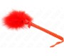 Kink Impact & Touch KINK - NYLON ROPE WAND WITH TICKLE FEATHERS AND RED BOW 25 CM