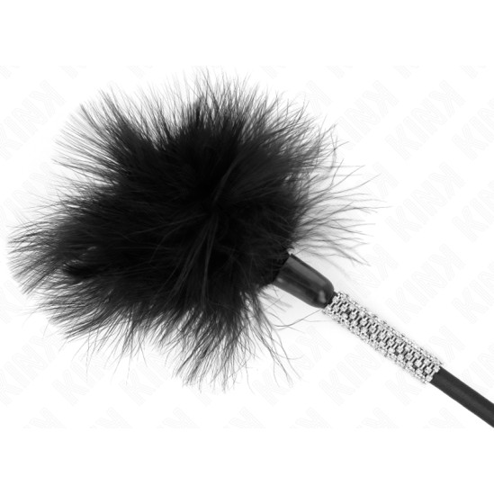 Kink Impact & Touch KINK - TICKLE FEATHERS WITH RHINESTONE HANDLE 50 CM