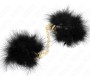 Kink Wrist Restraint KINK - FEATHER HAND CUFFS WITH GOLD CHAIN MODEL 0