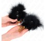 Kink Wrist Restraint KINK - FEATHER HAND CUFFS WITH GOLD CHAIN MODEL 0