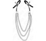 Kink Nipple Grip KINK - NIPPLE CLAMPS WITH 3 CHAINS SILVER 20/23/28 CM