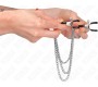 Kink Nipple Grip KINK - NIPPLE CLAMPS WITH 3 CHAINS SILVER 20/23/28 CM
