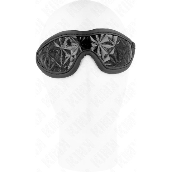 Kink Masked Allure KINK - BLACK DIAMOND PATTERN HEADBAND 20.5 x 6 CM