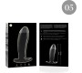 Nebula Series By Ibiza MODEL 5 ANAL PLUG BOROSILICATE GLASS CLEAR 12.5 CM -O- 3.5 CM