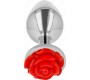 Kink Pleasure Plugs KINK - PLUG ANAL ROSE RED SIZE L