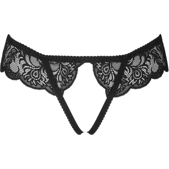 Livco Corsetti Panties LIVCO CORSETTI FASHION - LOVE STORY LC 90679 PANTY CROTCHLESS BLACK