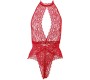 Subblime Bodystockings SUBBLIME - 953881 OPEN CUP BODYSUIT RED L/XL
