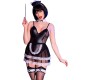 Chilirose Costumes CHILIROSE - CR 4628 MAID COSTUME S