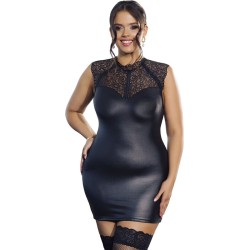 Subblime Dresses SUBBLIME - SEXY LEATHER DRESS L/XL