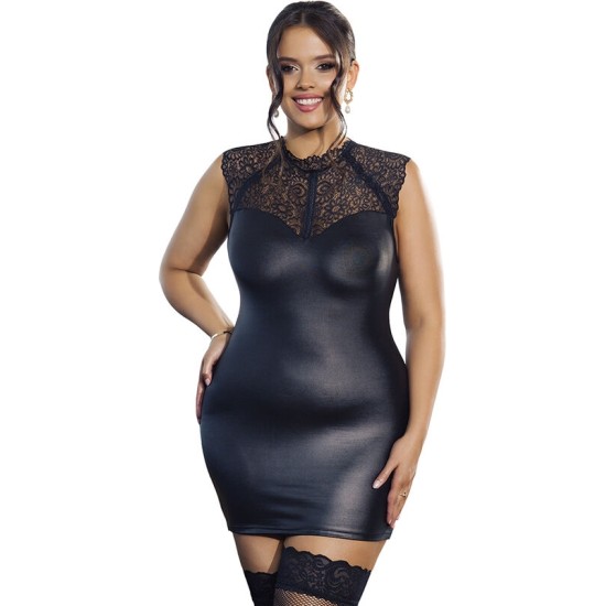 Subblime Dresses SUBBLIME - SEXY LEATHER DRESS L/XL