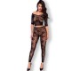Chilirose Sets CHILIROSE - CR 4661 TOP & LEGGINS BLACK S/M