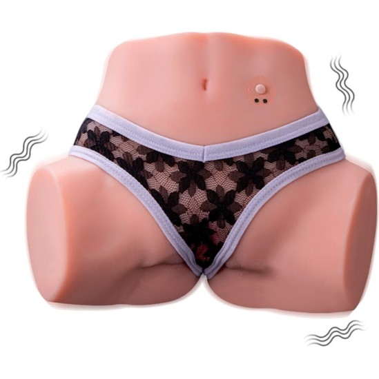 Xise TRACY VIBRATING REALISTIC MULTIPOSITION VAGINA AND ANUS MASTURBATOR