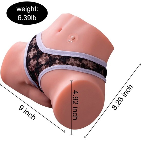 Xise TRACY VIBRATING REALISTIC MULTIPOSITION VAGINA AND ANUS MASTURBATOR