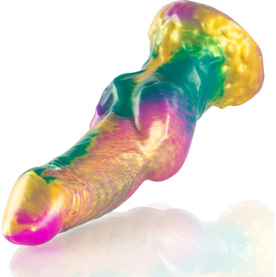Epic IRIS DILDO WITH RAINBOW TESTICLES OF PLEASURE