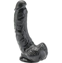 Get Real DILDO 20,5 CM WITH BALLS BLACK