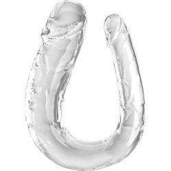 King Cock DOUBLE TROUBLE DOUBLE DILDO 44 CM CLEAR