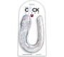 King Cock DOUBLE TROUBLE DOUBLE DILDO 44 CM CLEAR