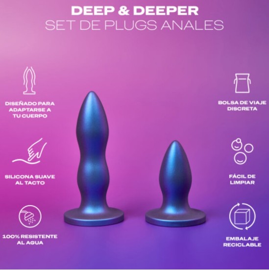Durex Toys DUREX - TOY SET PLUG ANAL DEEP & DEEPER