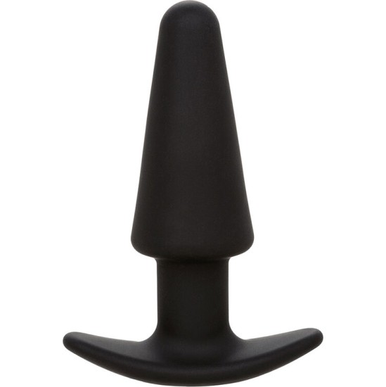 Calexotics ROCK BOTTOM TAPERED ANAL PLUG 10 VIBRACIONES SILICONE BLACK