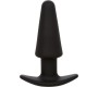 Calexotics ROCK BOTTOM TAPERED ANAL PLUG 10 VIBRACIONES SILICONE BLACK
