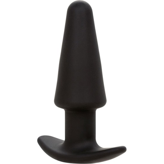 Calexotics ROCK BOTTOM TAPERED ANAL PLUG 10 VIBRACIONES SILICONE BLACK