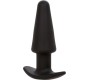 Calexotics ROCK BOTTOM TAPERED ANAL PLUG 10 VIBRACIONES SILICONE BLACK