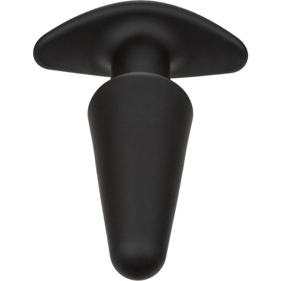 Calexotics ROCK BOTTOM TAPERED ANAL PLUG 10 VIBRACIONES SILICONE BLACK