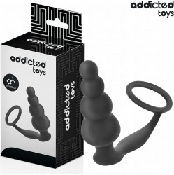 Addicted Toys ANAL PLUG WITH RING SILICONE MODEL 5