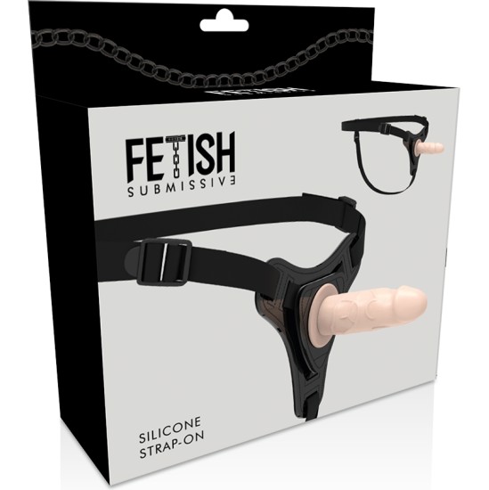 Fetish Submissive Harness FLESH REALISTIC SILICONE 12.5 CM