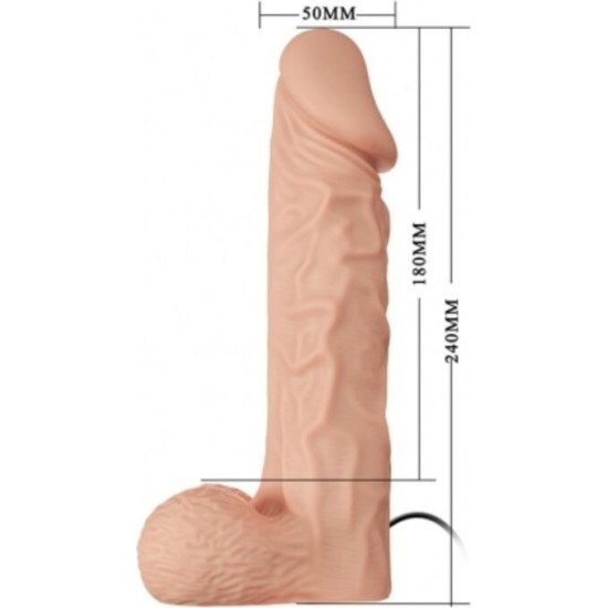 Baile Harness Collection BAILE - ULTRA PASSIONATE HARNESS 24 CM NATURAL