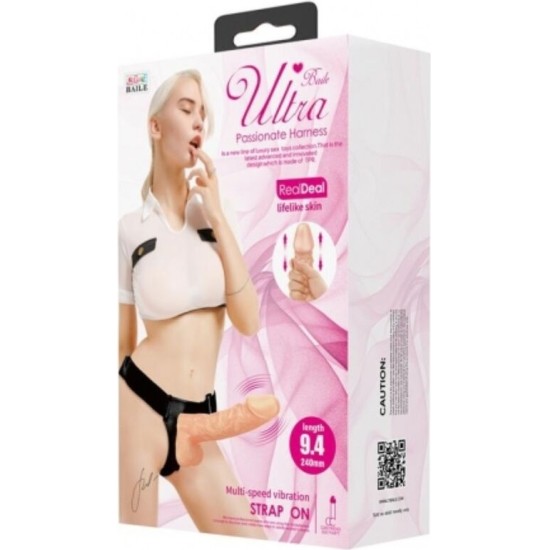 Baile Harness Collection BAILE - ULTRA PASSIONATE HARNESS 24 CM NATURAL