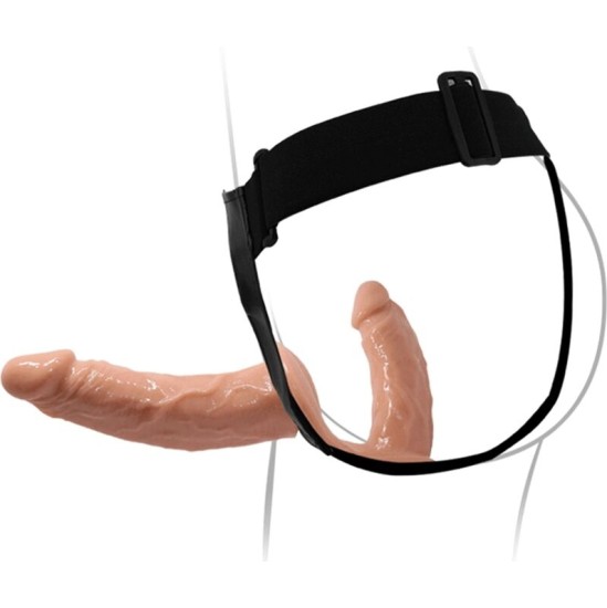 Baile Harness Collection BAILE - ULTRA PASSIONATE DOUBLE DILDOS WITH HARNESS