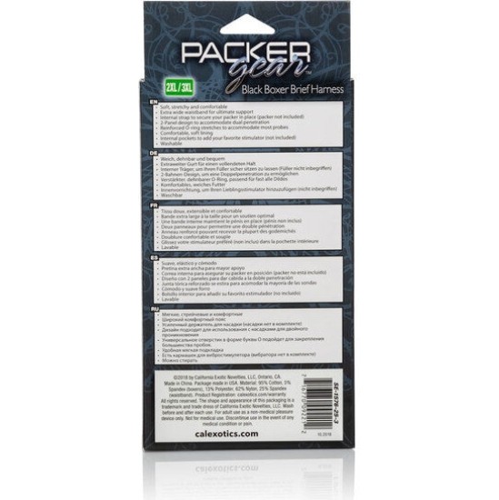 Calexotics BOXER BRIEF HARNESS