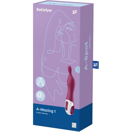 Satisfyer Vibrator SATISFYER - AMAZING 1 ASPOT VIBRATOR BERRY