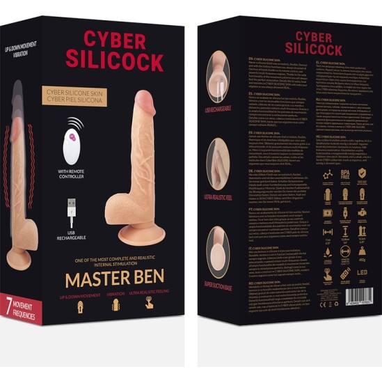 Cyber Silicock REMOTE CONTROL REALISTIC MASTER BEN 23.88 CM -O- 4.3 CM