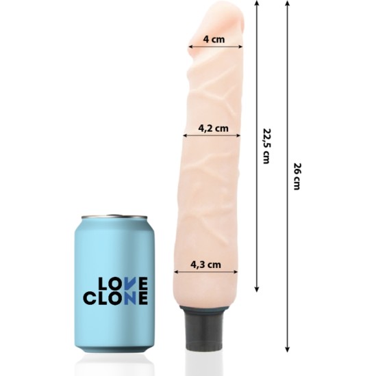 Loveclone JANSEN SELF LUBRICATION VIBRATOR 26 CM -O- 4.2 CM
