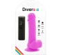 Diversia FLEXIBLE VIBRATING DILDO PURPLE 20.5 CM -O- 4.2 CM