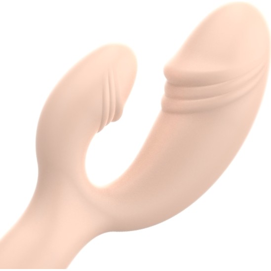 Ohmama Stimulating OHMAMA - CLASSIC RABBIT VIBRATOR FLESH XMAS EDITION