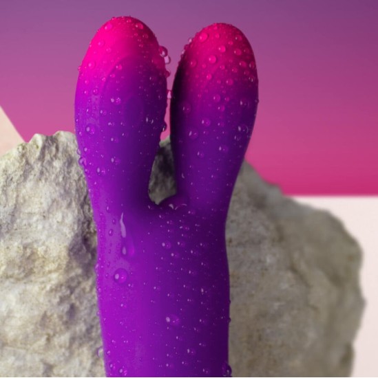 Rocks-Off ROCKS- OFF - GLO-GIRL BUNNY PURPLE FLEXIBLE VIBRATOR