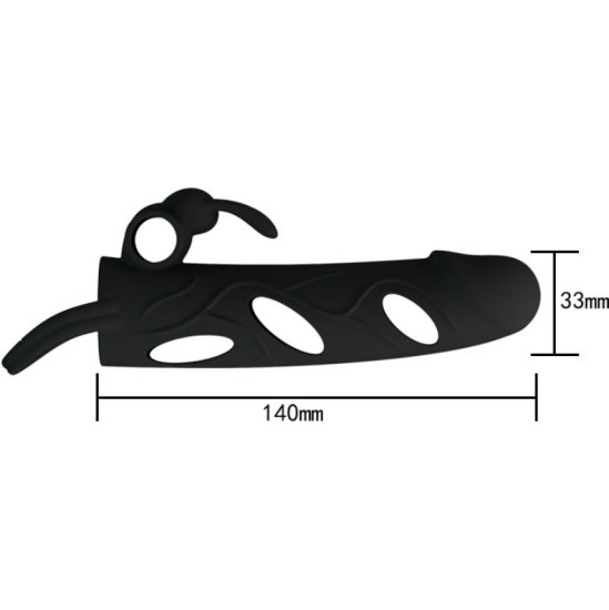 Pretty Love Male PRETTY LOVE - SILICONE COVER WITH VIBRATION 14 CM 1.0