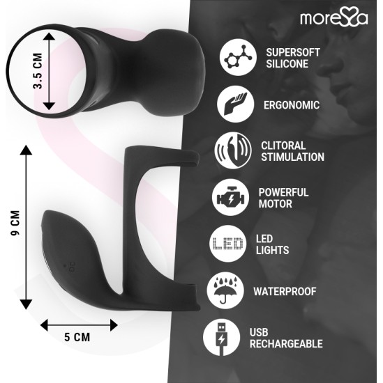 Moressa BRANDON VIBRATOR RING WITH COVER