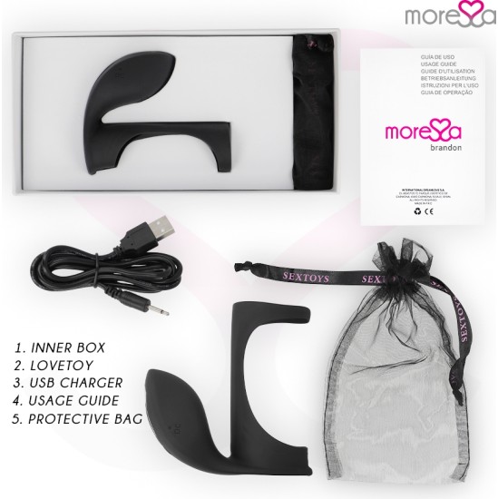 Moressa BRANDON VIBRATOR RING WITH COVER