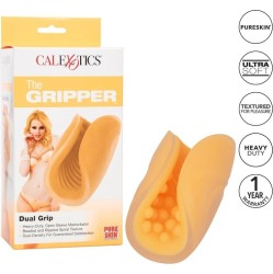 Calexotics BEADED GRIP MASTURBATOR ORANGE