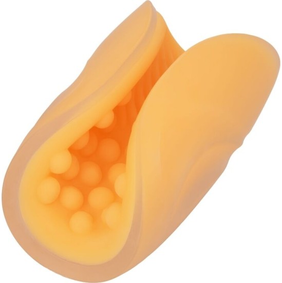 Calexotics BEADED GRIP MASTURBATOR ORANGE