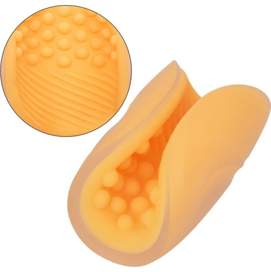 Calexotics BEADED GRIP MASTURBATOR ORANGE