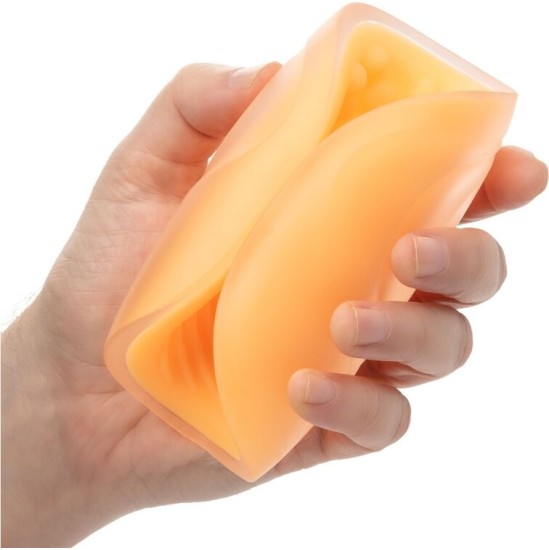 Calexotics BEADED GRIP MASTURBATOR ORANGE