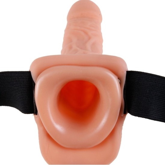 Fetish Fantasy Series ADJUSTABLE HARNESS REMOTE CONTROL REALISTIC PENIS WITH TESTICLES 17.8 CM