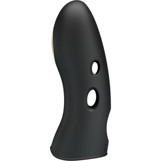 Pretty Love Male PRETTY LOVE - MARICO BLACK ELECTRO-STIMULATOR FINGER COVER