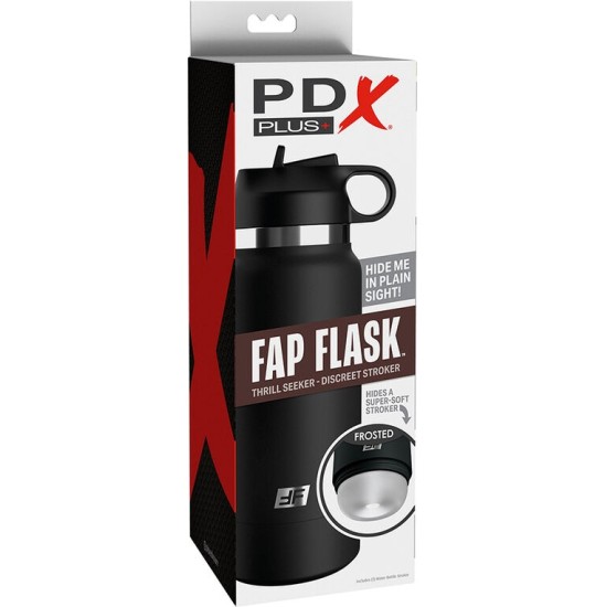 Pdx Plus+ PDX PLUS - FAP FLASK BOTTLE DISCRET STROKER CLEAR MODEL 1